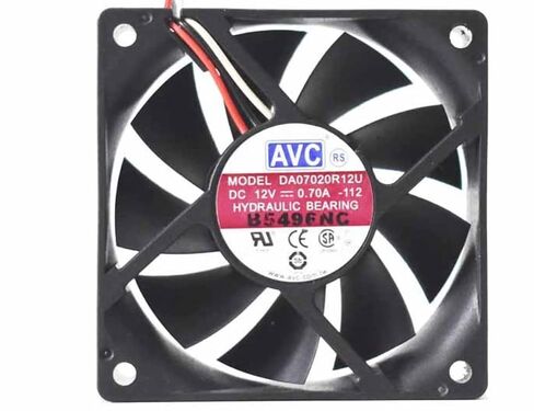 DA07020R12U 70x70x20mm 12V 0.70A AVC 7CM 3-Wire Cooling Fan in Saudi Arabia