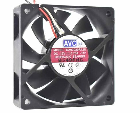 DA07020R12U 70x70x20mm 12V 0.70A AVC 7CM 3-Wire Cooling Fan in Saudi Arabia