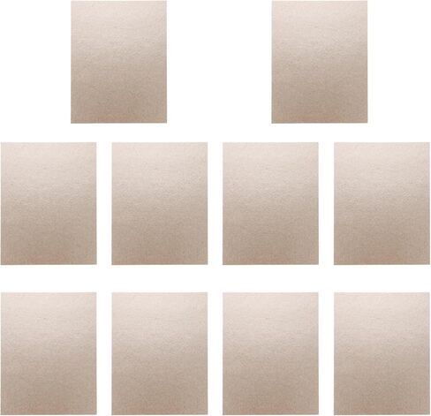 10pcs Microwave Mica Sheets Crisper Sheets Microwave Accessories Heat Resistant in Saudi Arabia