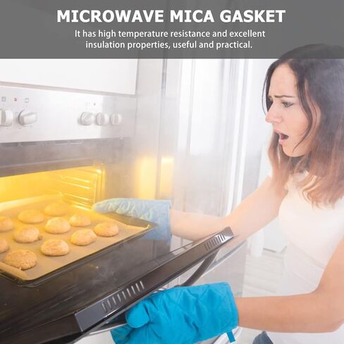 10pcs Microwave Mica Sheets Crisper Sheets Microwave Accessories Heat Resistant in Saudi Arabia