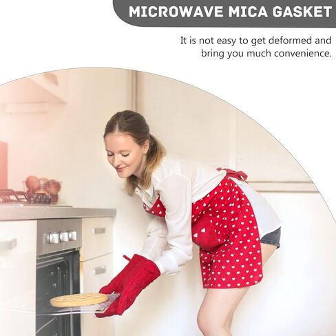 10pcs Microwave Mica Sheets Crisper Sheets Microwave Accessories Heat Resistant in Saudi Arabia