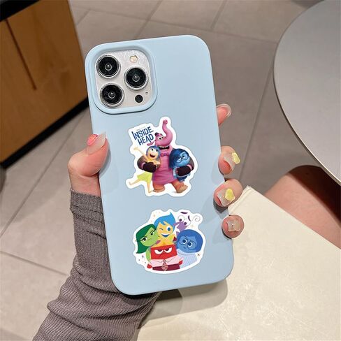 120Pcs Inside Out Stickers Cool Cartoon Movies Stickers, Vinyl Waterproof Sticker for Laptop, Guitar, Water Bottle, Birthday Gifts for Girls, Kids, Teens (Inside Out) in Saudi Arabia