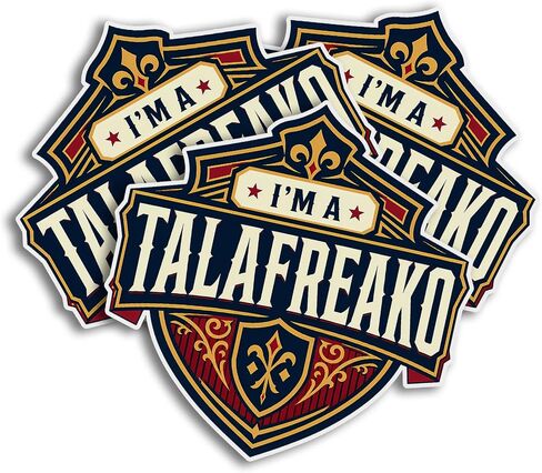 I'm A Talafreako Colorful Political Humor Supporter Unique Artwork Decal Sticker for Water Bottles laptops Phone case car notebooks Diary Books Mug in Saudi Arabia