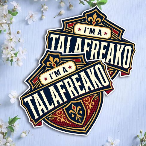 I'm A Talafreako Colorful Political Humor Supporter Unique Artwork Decal Sticker for Water Bottles laptops Phone case car notebooks Diary Books Mug in Saudi Arabia