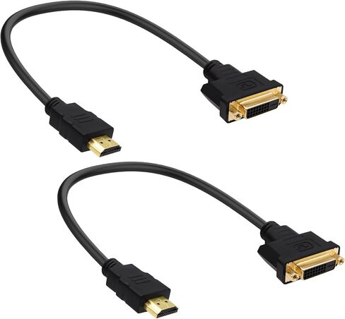 HDMI to DVI Cable Adapter Bi-Directional Converter Connector Cord in Saudi Arabia