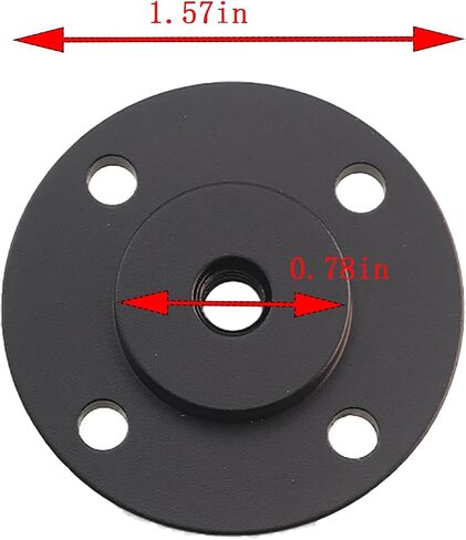2 Sets 1/4 Inch Threaded Aluminum Alloy Tripod Adapter Mount Compatible with Cameras Lighting Units Monitors and Magic Extension Arms in Saudi Arabia