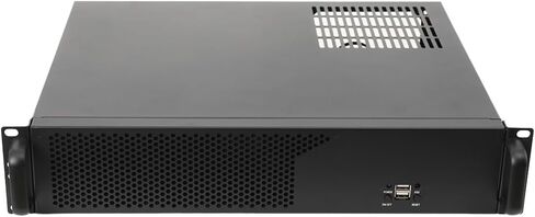 2U Rack Server Case, Support Mini ITX and Micro ATX (9.6 x 9.6) Mainboards, Support 3 x 3.5 HDD or 2 x 3.5 HDD + 1 x 2.5 SSD Hard Disks in Saudi Arabia