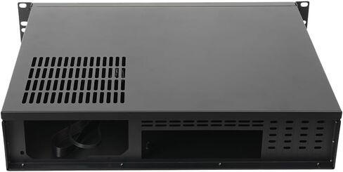 2U Rack Server Case, Support Mini ITX and Micro ATX (9.6 x 9.6) Mainboards, Support 3 x 3.5 HDD or 2 x 3.5 HDD + 1 x 2.5 SSD Hard Disks in Saudi Arabia