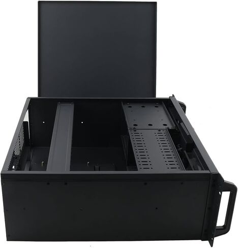 4U Rackmount Server Chassis, 12 x 9.6 ATX/M-ATX/Mini-ITX Dual USB 2.0 Connector, Server Case with Key Lock for Data Centers in Saudi Arabia