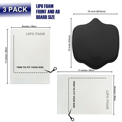 3 Pack Lipo Foam Board Ab Board Post Surgery Liposuction in Saudi Arabia