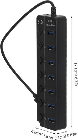 USB 3.0 Hub Adapter with 7 Ports for Laptop Computer in Saudi Arabia
