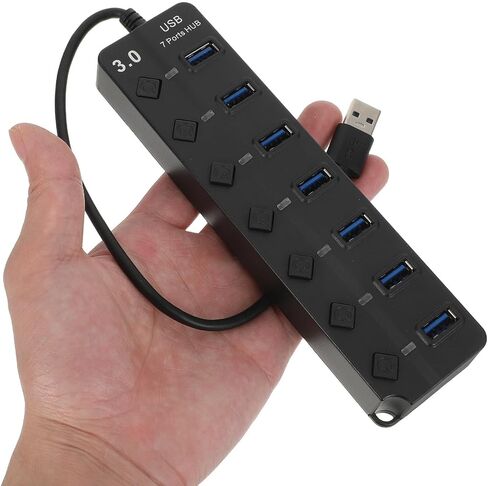 USB 3.0 Hub Adapter with 7 Ports for Laptop Computer in Saudi Arabia