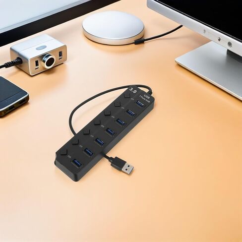 USB 3.0 Hub Adapter with 7 Ports for Laptop Computer in Saudi Arabia