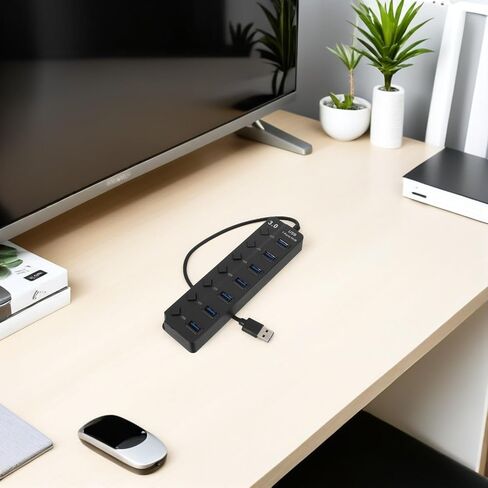 USB 3.0 Hub Adapter with 7 Ports for Laptop Computer in Saudi Arabia