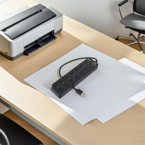 USB 3.0 Hub Adapter with 7 Ports for Laptop Computer in Saudi Arabia