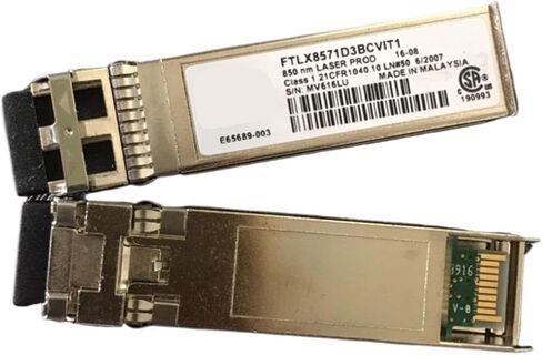 Optical Module 10GB 300m FTLX8571D3BCVIT1 E65689-003 E10GSFPSR SFP+ 10G Multi-Mode in Saudi Arabia