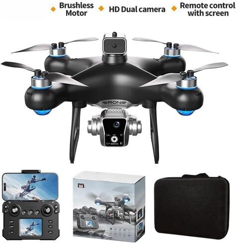 FPV Drone for Adults with Screen Remote Dual Cameras Quadcopter in Saudi Arabia