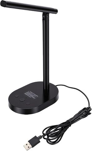 Jiawu USB Condenser Microphone with Noise Cancelling Clear Sound for Online Classes Gaming Streaming 2m Adjustable Desktop Microphone in Saudi Arabia