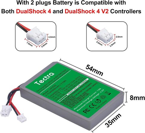 Tectra for PS4 Controller Battery LIP1522 Battery for Sony PlayStation 4 in Saudi Arabia