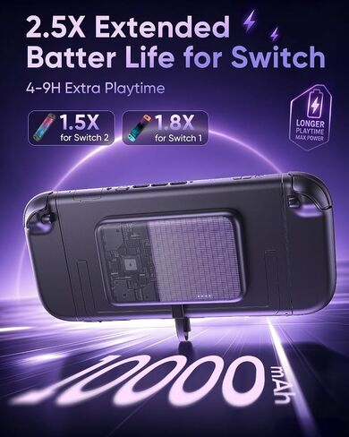 FASTSNAIL 10000mAh Magnetic Power Bank for Nintendo Switch 2/ Steam Deck in Kuwait