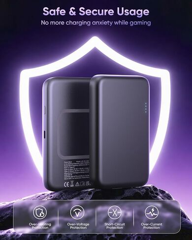 FASTSNAIL 10000mAh Magnetic Power Bank for Nintendo Switch 2/ Steam Deck in Kuwait