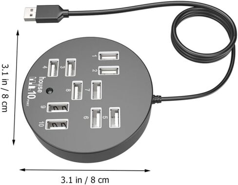 Port USB 2.0 Hub Splitter for Laptops and Pcs in Saudi Arabia