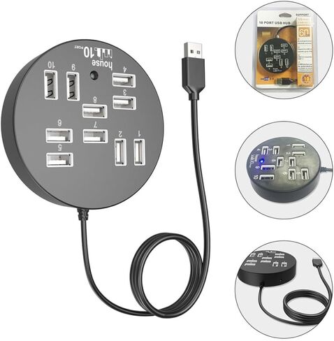 Port USB 2.0 Hub Splitter for Laptops and Pcs in Saudi Arabia