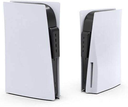 4 USB 2.0 واجهات نقل البيانات مهايئ توزيع مناسب لوحدات تحكم PS5 in Kuwait