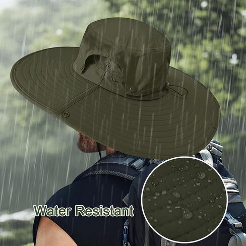 Cooltto L/XL/XXL Wide Brim Sun Hat UPF 50+ UV Protection Boonie Hat in Saudi Arabia