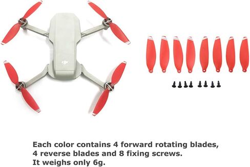 Accessory 48PCS 4726F Propeller Foldable Low Noise Colorful Blades for DJI Mavic Mini Drone in Saudi Arabia