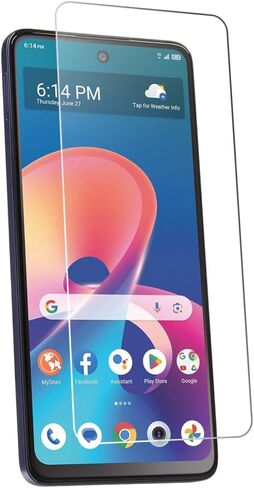 [3 Pack] Tempered Glass Compatible With TCL 50 XE 5G/50 XE NXTpaper 5G Screen protector With 9H Anti Scratch Transparent HD Clear Bubble Free Protective Film in Saudi Arabia