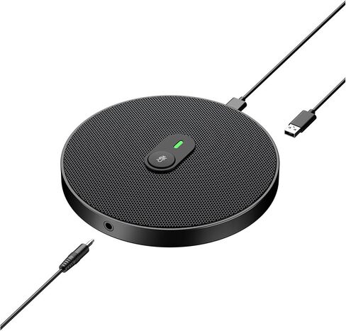 USB Power Microphone Full Ranges Sound Capturing and Integrated Loudspeaker for Clear Communication Live Streaming Pickup in Saudi Arabia