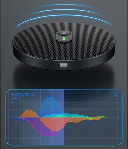 USB Power Microphone Full Ranges Sound Capturing and Integrated Loudspeaker for Clear Communication Live Streaming Pickup in Saudi Arabia