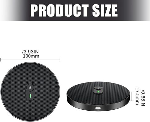 USB Power Microphone Full Ranges Sound Capturing and Integrated Loudspeaker for Clear Communication Live Streaming Pickup in Saudi Arabia