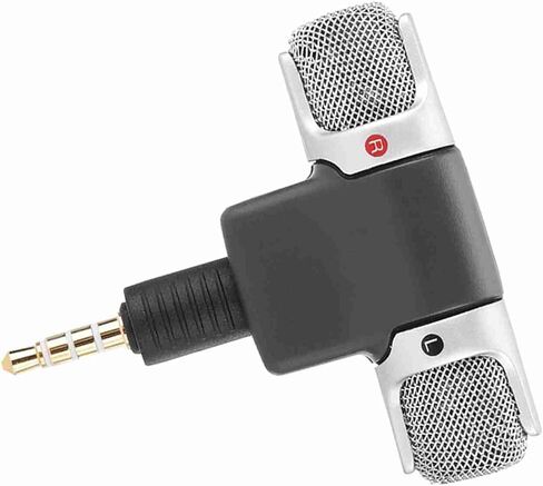 Professional Wireless Microphone for Mobile Phones PC Recorder 3.5mm Stereo Microphone for Digital Media 5.7X X 1.3cm in Saudi Arabia