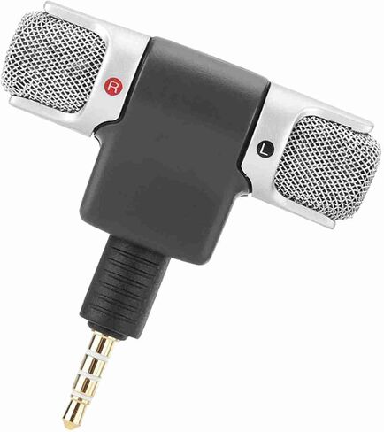 Professional Wireless Microphone for Mobile Phones PC Recorder 3.5mm Stereo Microphone for Digital Media 5.7X X 1.3cm in Saudi Arabia