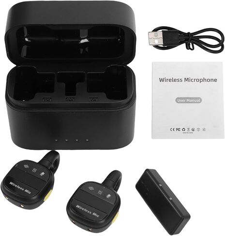 Plug and Play Wireless Lapel Microphones for Cameras Computers USB C for Vloggers in Saudi Arabia