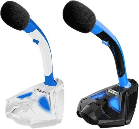 USB Gaming Computer Microphone with Light, Adjustable Volume for Singing in Saudi Arabia