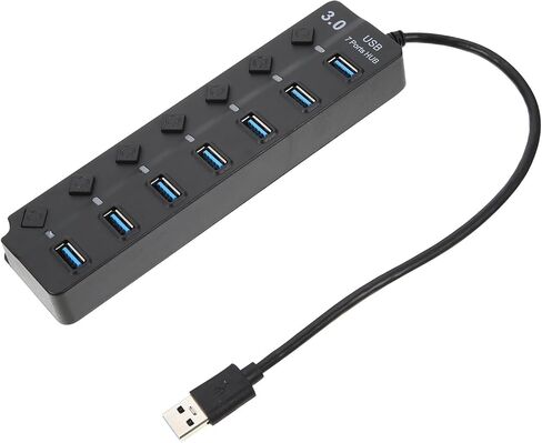 Port USB 3.0 Hub with Power Control and LED Light in Saudi Arabia