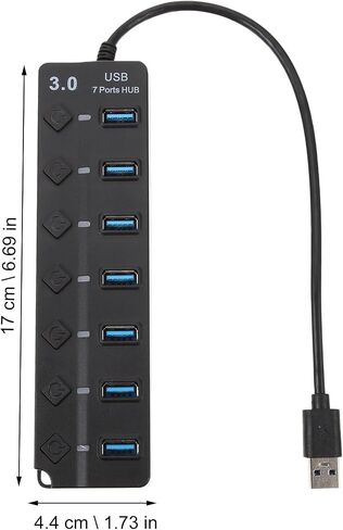 Port USB 3.0 Hub with Power Control and LED Light in Saudi Arabia