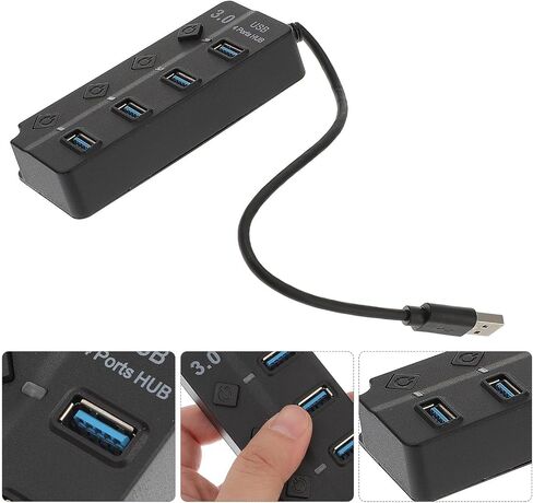 USB 3.0 Hub with 4 Independent Buttons for Laptop in Saudi Arabia