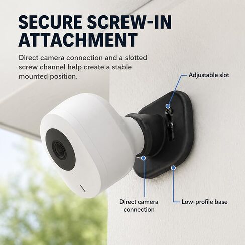 Angle Mount Bracket for Unifi G4 & G3 Instant Camera – Adjustable Wedge Holder | No-Drill Screw-In Installation | Tilted Corner Wall Ceiling Security Camera Mount for in Saudi Arabia