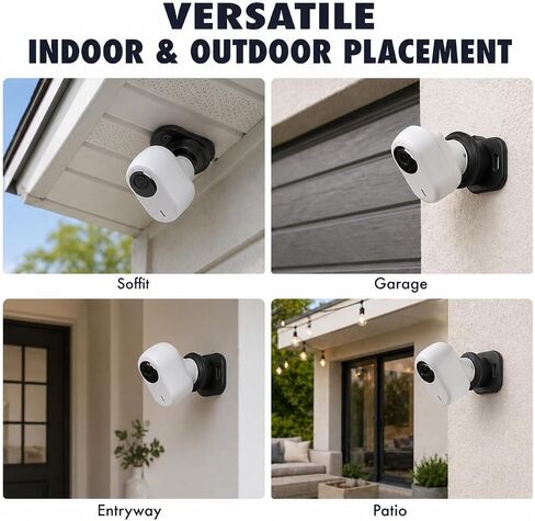 Angle Mount Bracket for Unifi G4 & G3 Instant Camera – Adjustable Wedge Holder | No-Drill Screw-In Installation | Tilted Corner Wall Ceiling Security Camera Mount for in Saudi Arabia