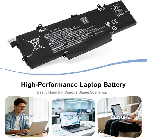 بطارية كمبيوتر محمول BE06XL متوافقة مع HP Elitebook 1040 G4 HSTNN-IB7V HSTNN-DB7Y 918045-1C1 918045-171 918045-2C1 918108-855 HSN-Q02C 11.55V 67Wh/5800mAh in Kuwait