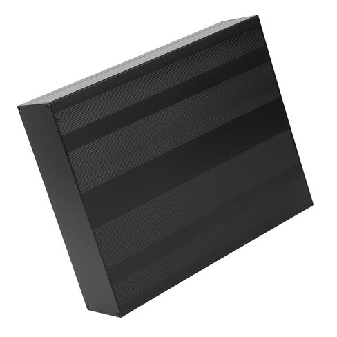 Hidyliu Aluminum Project Box Professional DIY Matte Black Enclosure Box/Cover for Electronic Products 50x178x220mm, Suitable for DIY Enthusiasts in Saudi Arabia