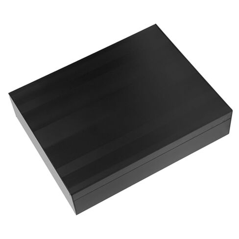 Hidyliu Aluminum Project Box Professional DIY Matte Black Enclosure Box/Cover for Electronic Products 50x178x220mm, Suitable for DIY Enthusiasts in Saudi Arabia