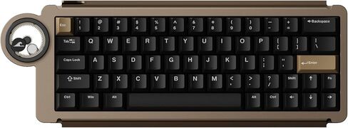 Ice Ring 63 RT HE Magnetic Wired Gaming Keyboard, 0.01mm Accuracy, 0.125ms Latency, TTC KOM Hall Effect Magnetic Switches, Lightweight All-Metal, RGB Gaming Accessories – Starburst Orange in Saudi Arabia