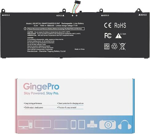 بطارية بديلة L19C4PC3 لأجهزة الكمبيوتر المحمول Lenovo Legion S7-15IMH5 82BC Legion S7-15ARH5 82HM Series SB10Z49582 SB10Z49580 5B10Z49583 5B10Z49581 L19M4PC3 in Kuwait