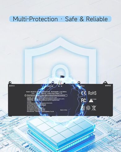 بطارية بديلة L19C4PC3 لأجهزة الكمبيوتر المحمول Lenovo Legion S7-15IMH5 82BC Legion S7-15ARH5 82HM Series SB10Z49582 SB10Z49580 5B10Z49583 5B10Z49581 L19M4PC3 in Kuwait