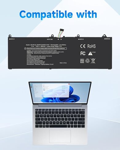 بطارية بديلة L19C4PC3 لأجهزة الكمبيوتر المحمول Lenovo Legion S7-15IMH5 82BC Legion S7-15ARH5 82HM Series SB10Z49582 SB10Z49580 5B10Z49583 5B10Z49581 L19M4PC3 in Kuwait